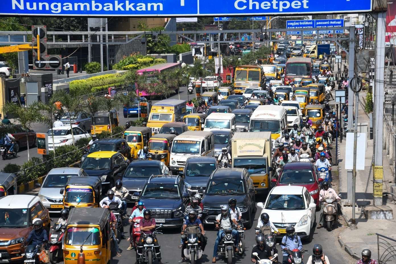 चेननई में यातायात जाम से त्रस्त है आम आदमी: एलिवेटेड मार्ग बने तो यातायात जाम से मिले छुटकारा