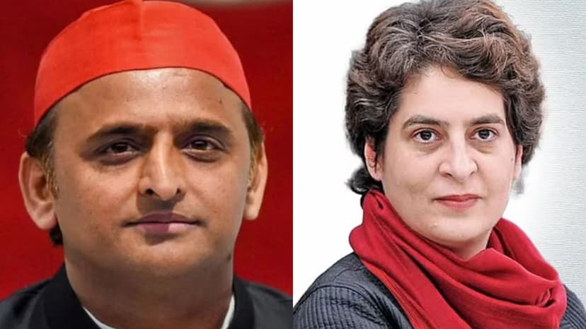 akhilesh yadav and priyanka gandhi