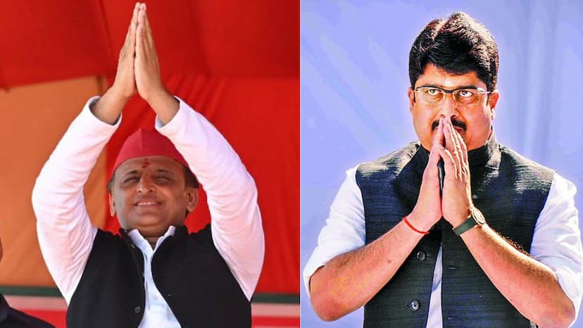 Raja Bhaiya and Akhilesh yadav