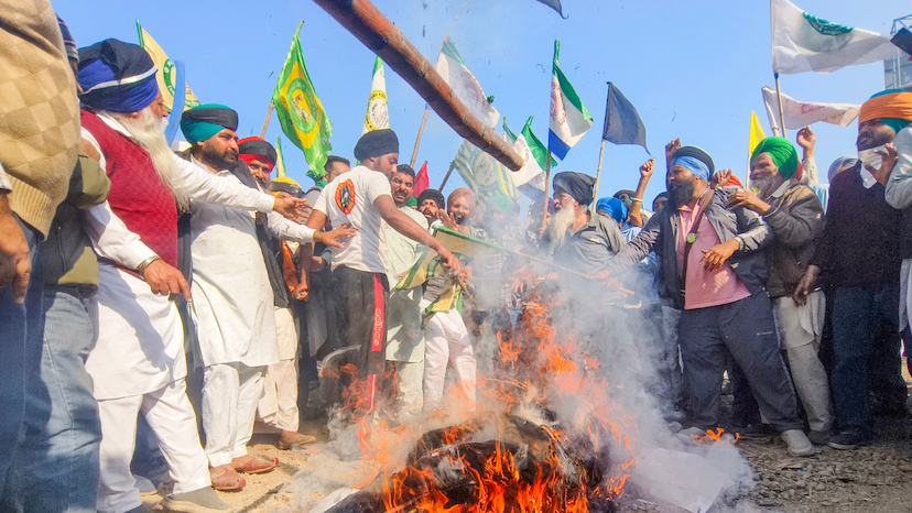 Farmers Protest Updates Delhi March On Hold Till 29 February Today Farmers Candle March 30 detained in Hisar after clash with Haryana Police