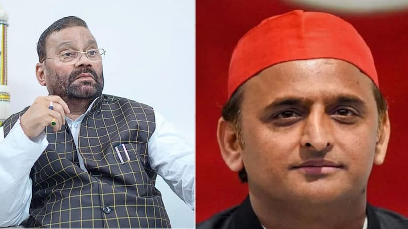 swami prasad maurya and akhilesh yadav