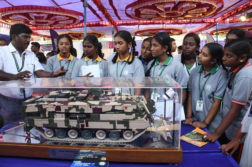 Defense Equipment Exhibition on Science Day