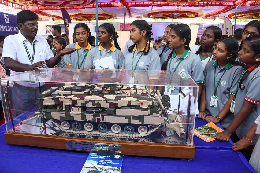Defense Equipment Exhibition on Science Day