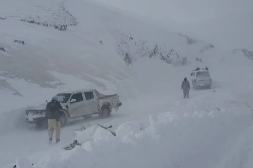 snowfall in Afghanistan