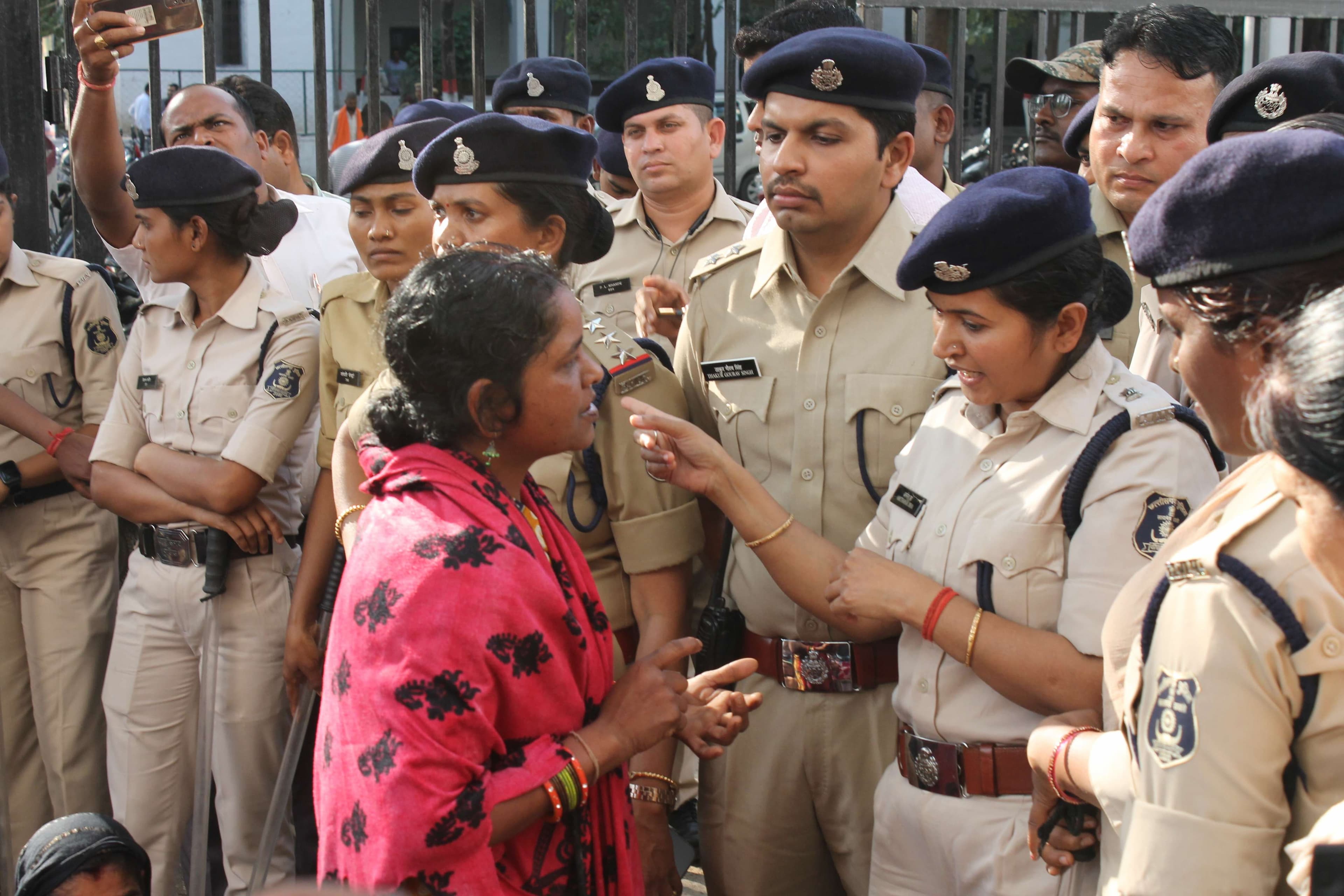 villagers reached the SP office