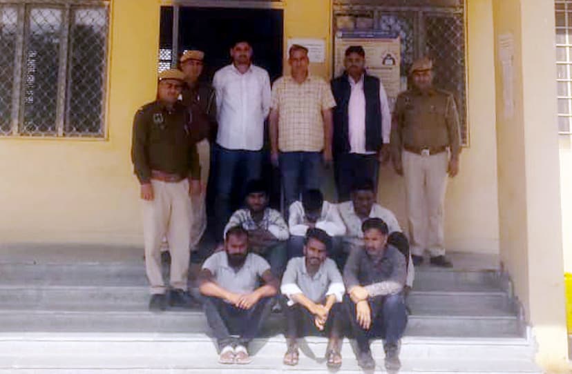 Shivdaspura police revealed blind murder, 6 accused arrested