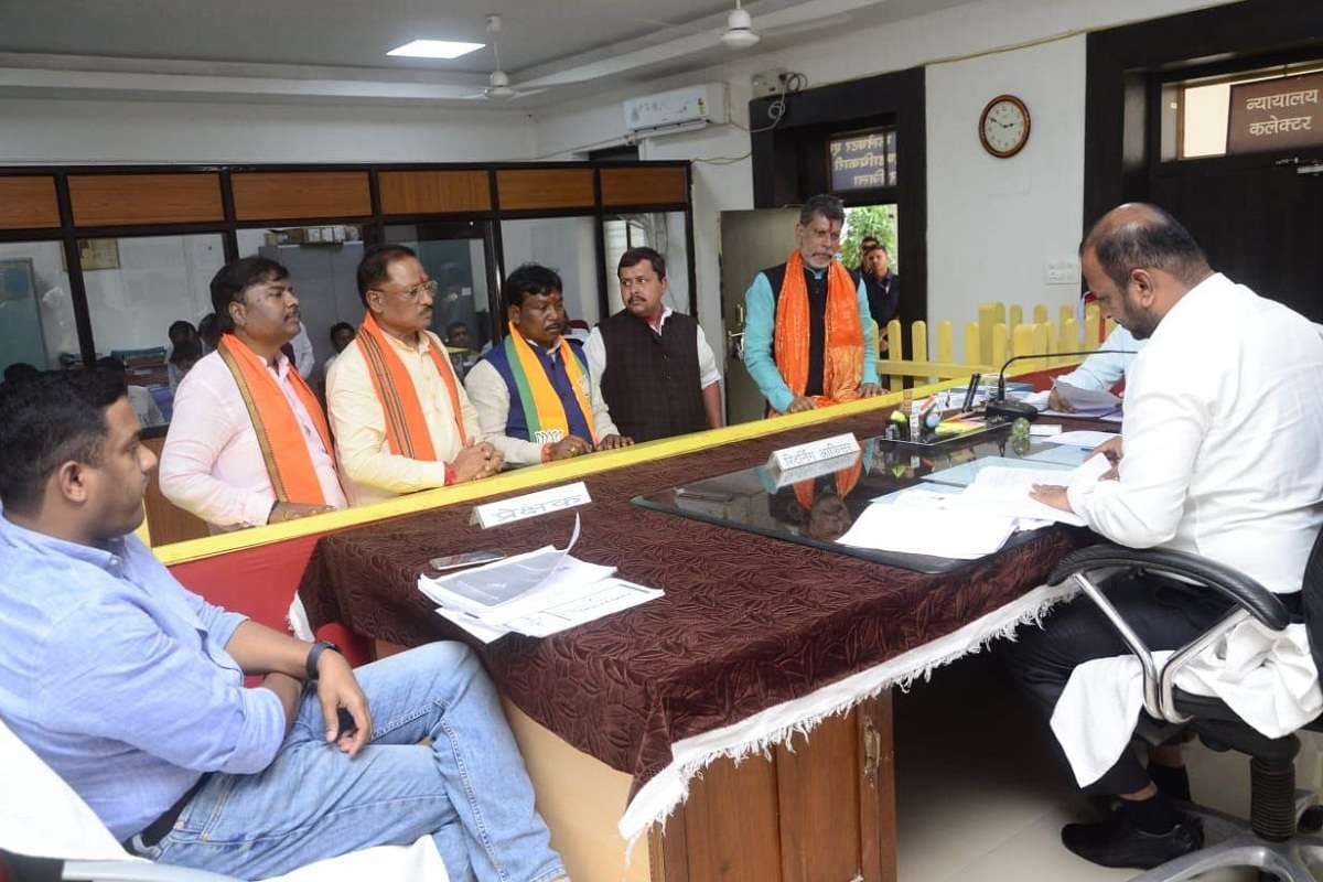 BJP nomination rally in Jagdalpur today