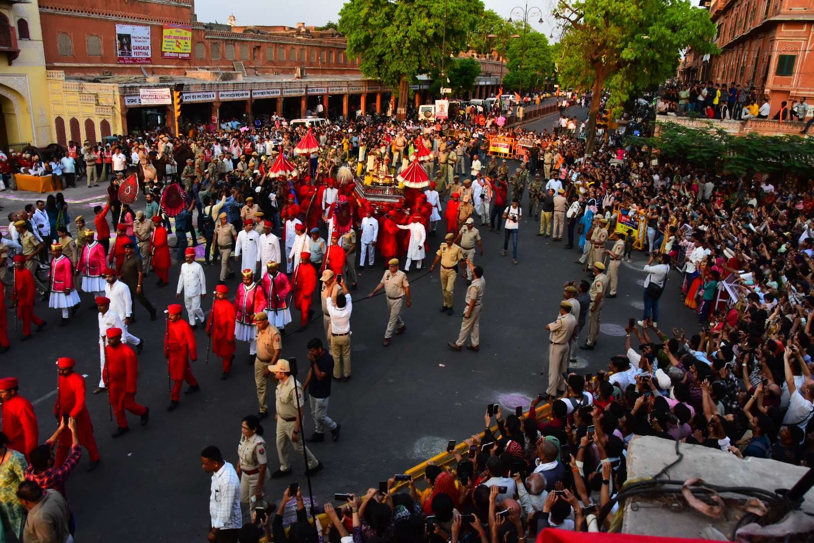 Gangaur Mata's ride came out with pride