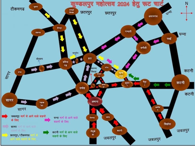 सागर से कुंडलपुर जा रहे हैं तो यह रूट चार्ट देख लें, नहीं तो लगाना पड़ सकता है लंबा चक्कर