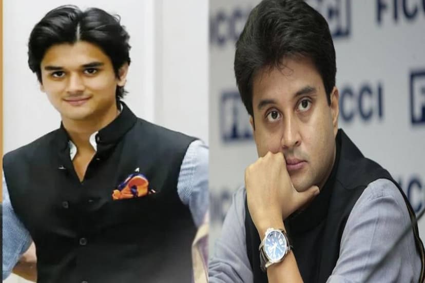 jyotiraditya scindia son mahanaryaman scindia