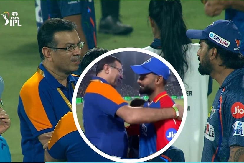 Sanjiv Goenka Hug Rishabh Pant