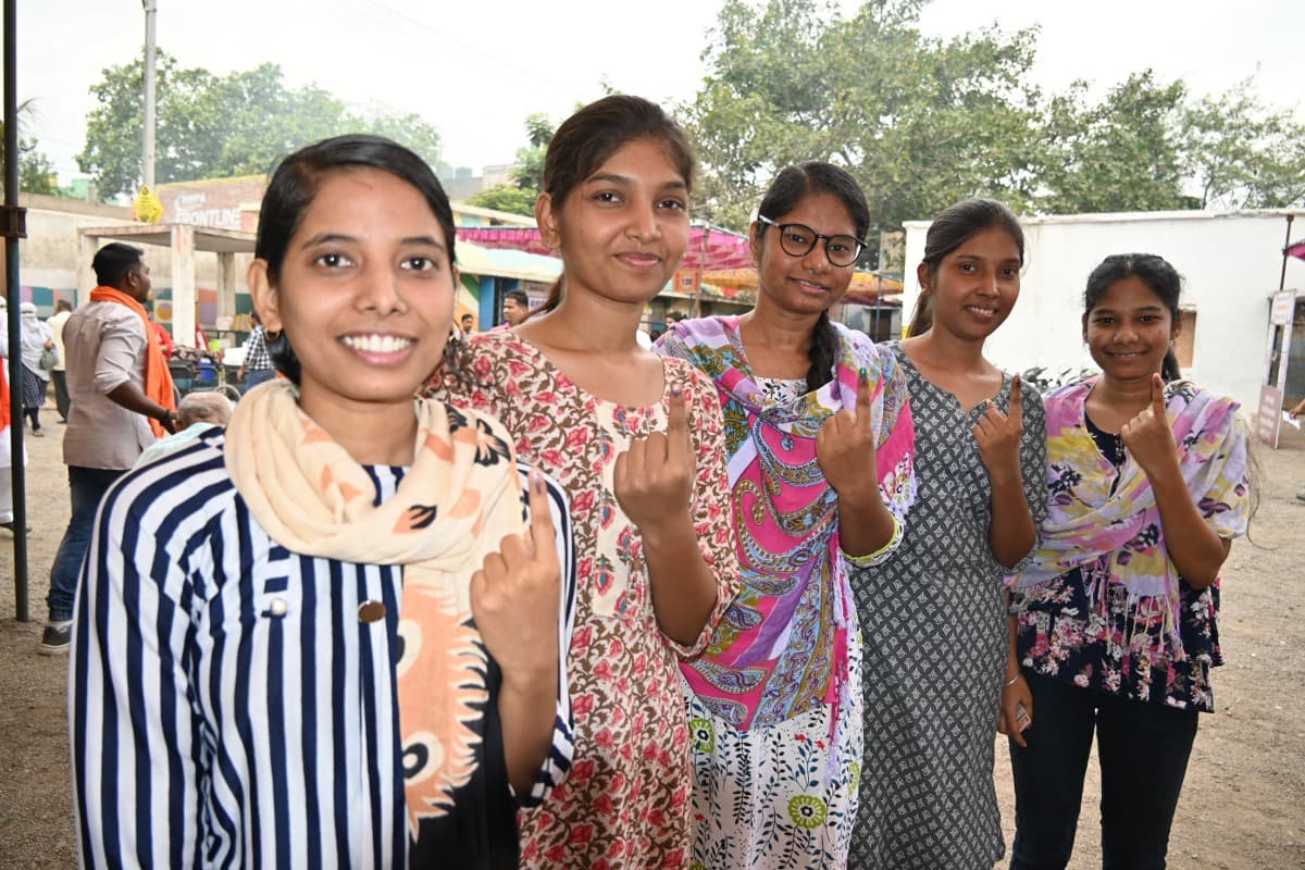 Raipur@patrika. Excitement was seen among the girls in Bhanpuri Government School of the capital.