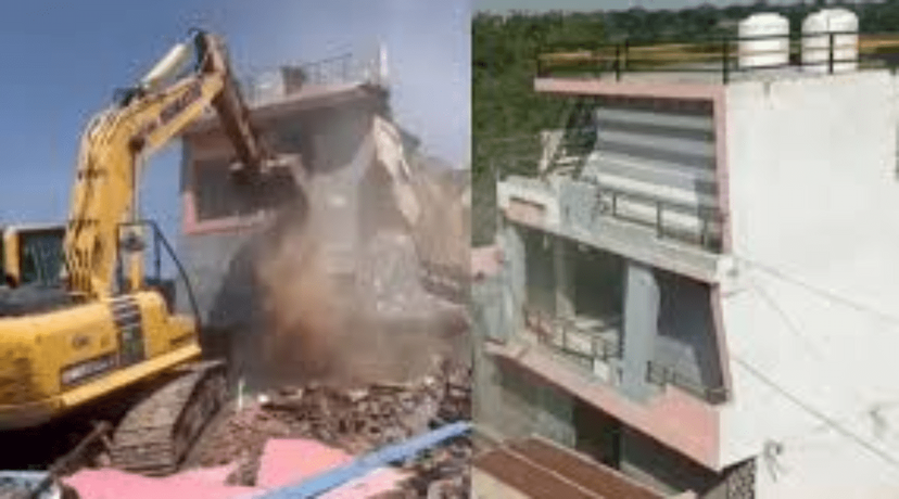 Damoh Burhanpur Sendhwa Administration police demolished houses