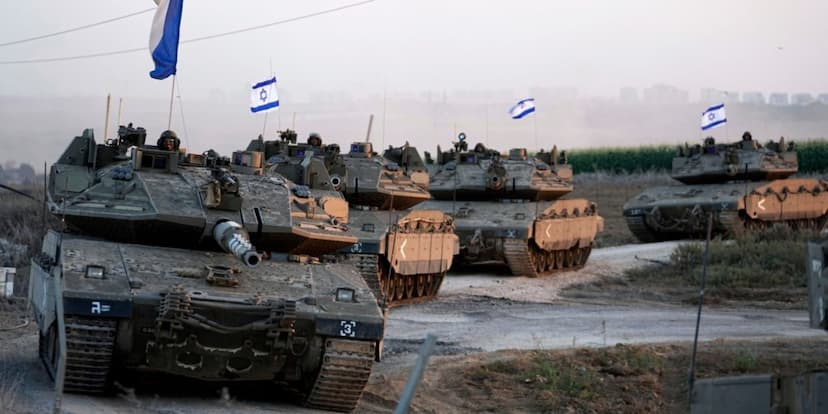 Israeli tanks in Rafah