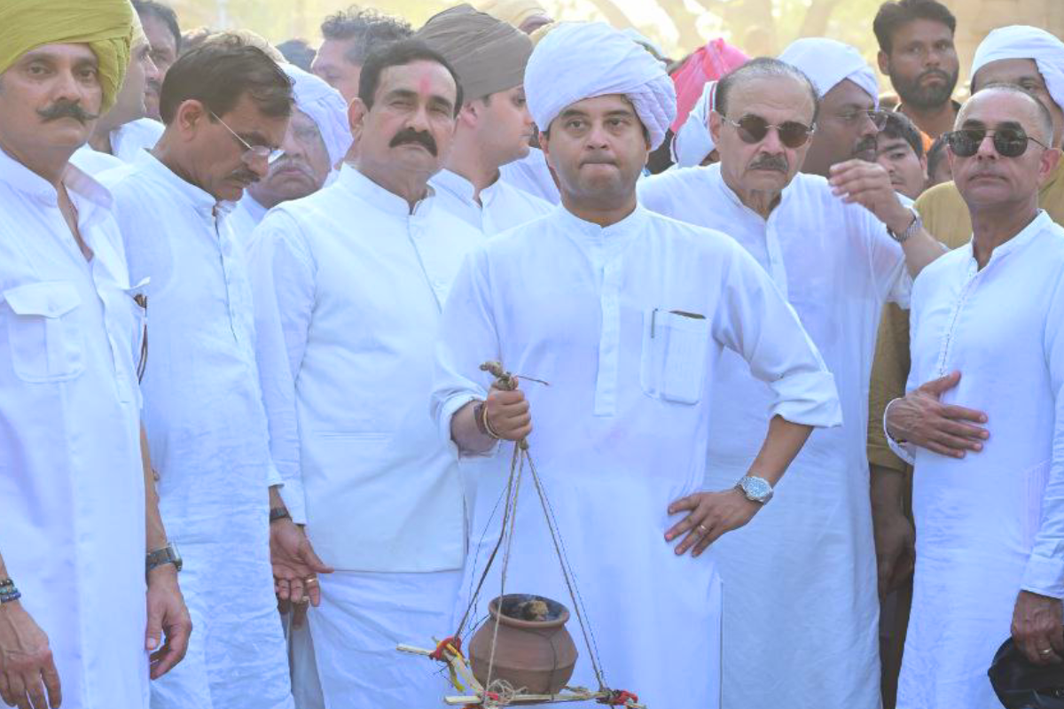 Madhavi Raje Scindia Last Rites