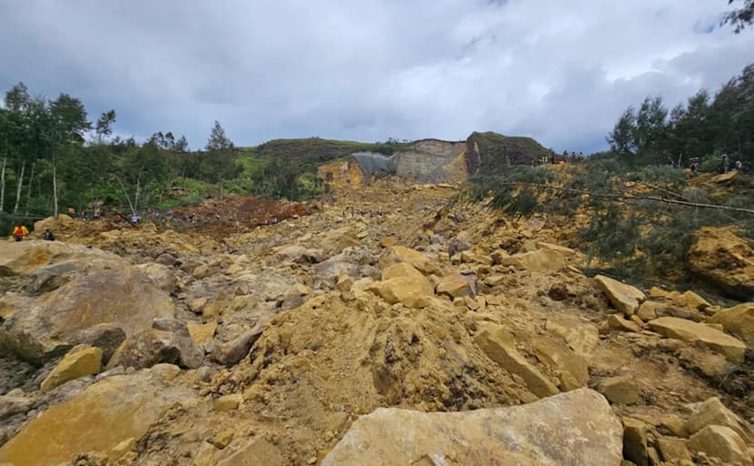 Landslide in Papua New Guinea