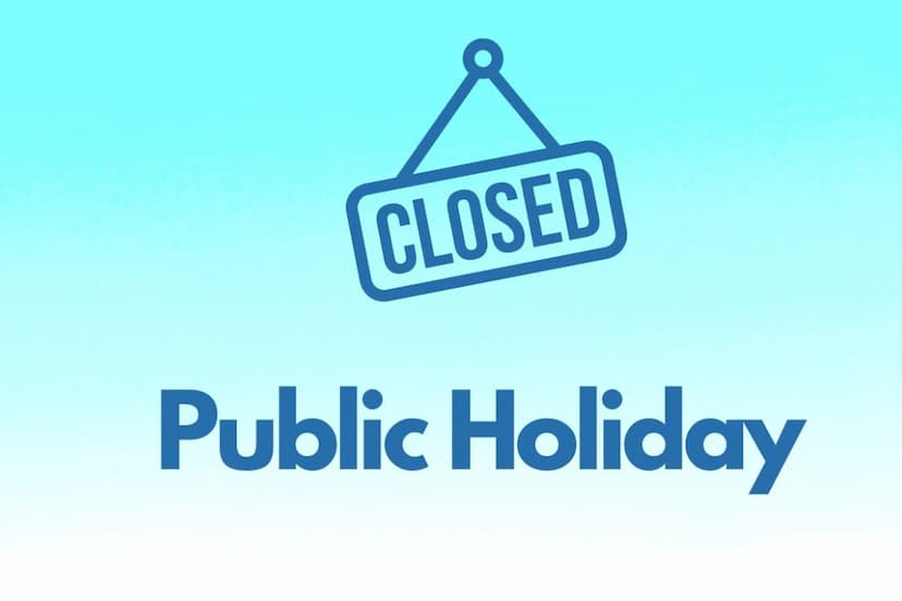 public holiday declared on saturday 25th May 1st June