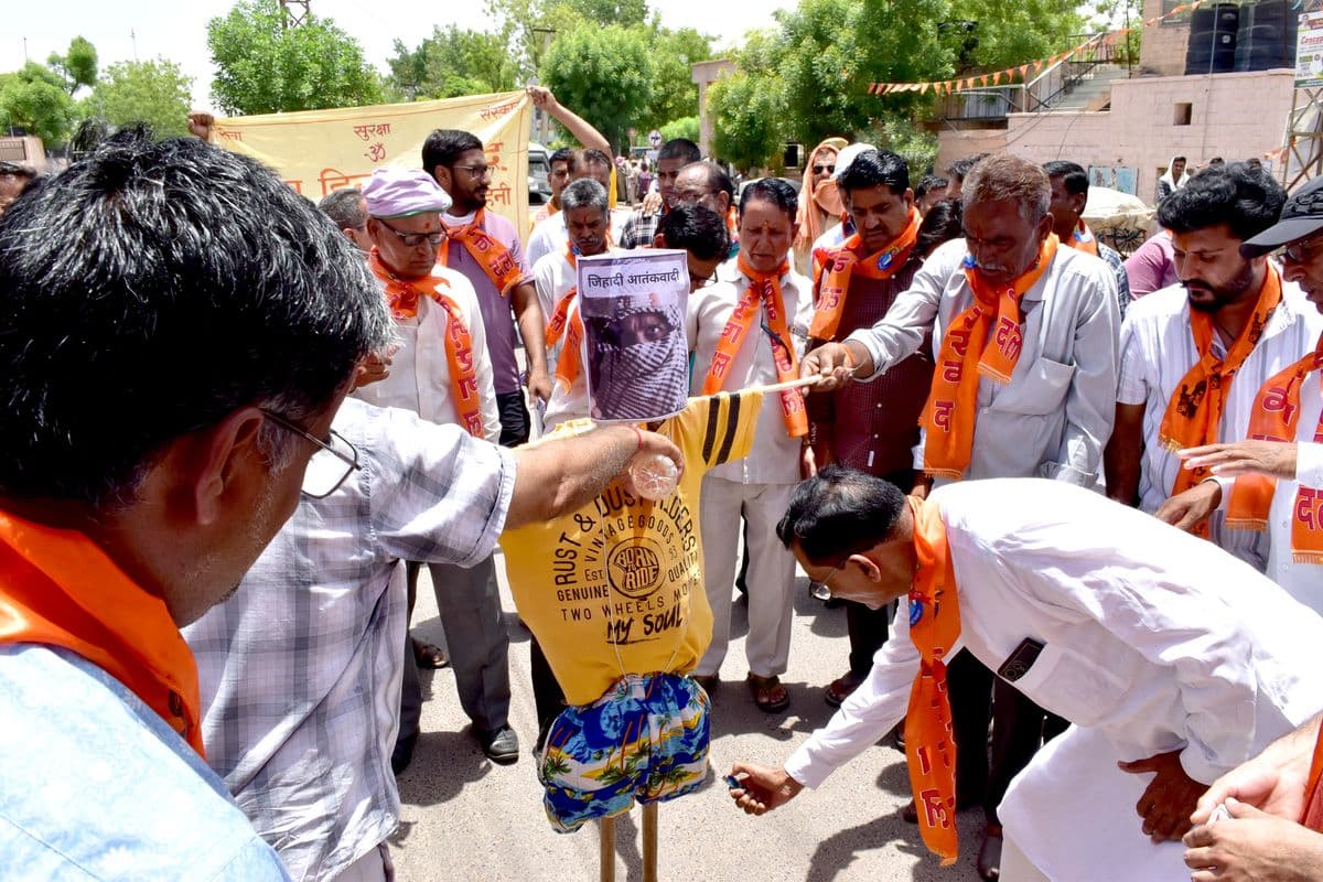 Demonstration against terrorist attack