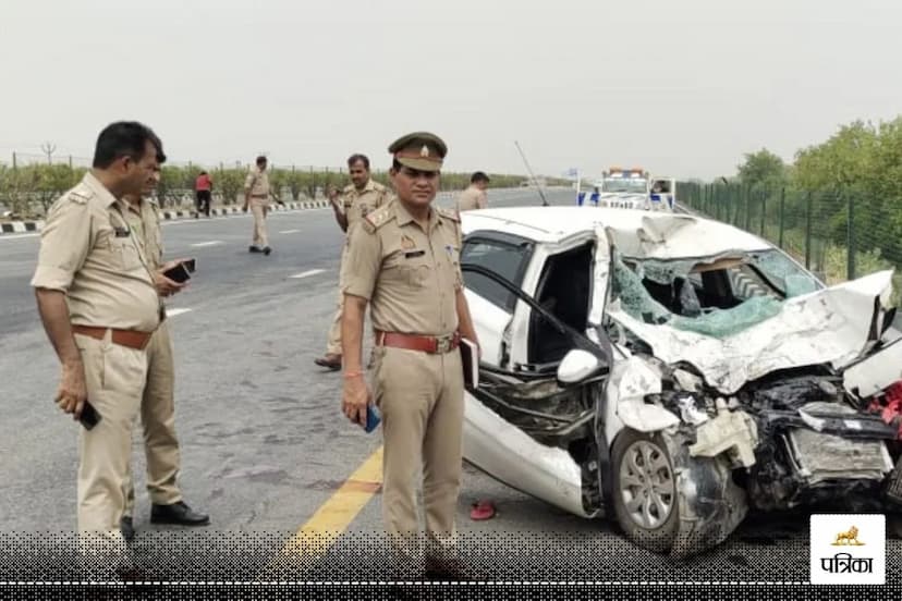 Accident on Agra Lucknow Expressway