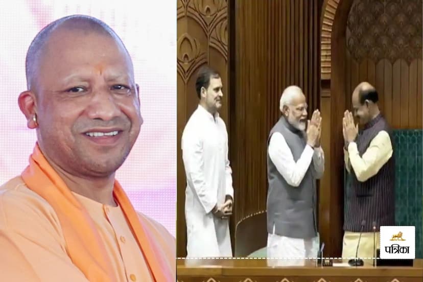 CM Yogi Aditynath congratulated BJP MP Om Birla on becoming Lok Sabha Speaker