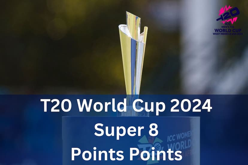 T20 World Cup 2024 Super 8 Points Table