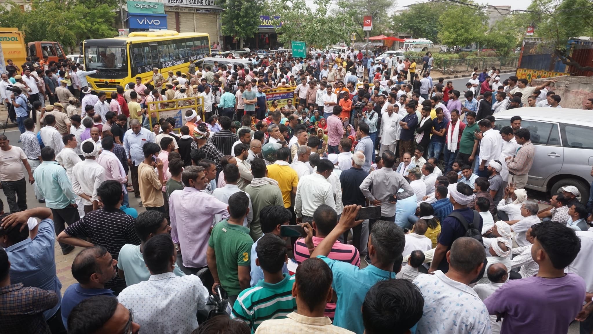 demo at murlipura