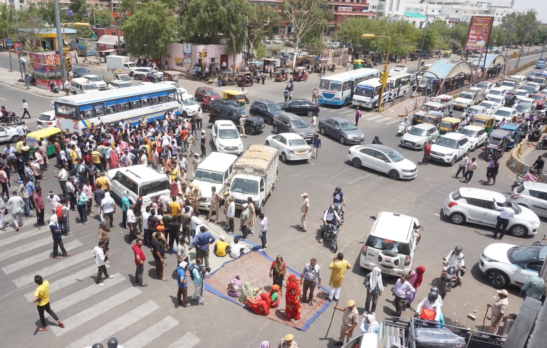 demo at murlipura