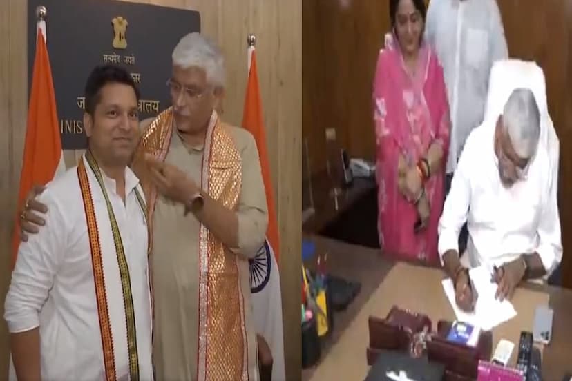 Gajendra Singh Shekhawat took charge as Culture and Tourism Minister A big thing for PM Modi