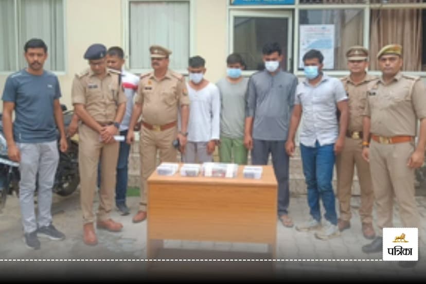 Greater Noida Police revealed robbery in four hours four accused arrested