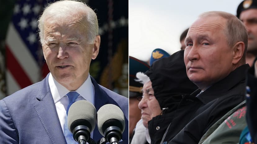 Joe Biden and Vladimir Putin