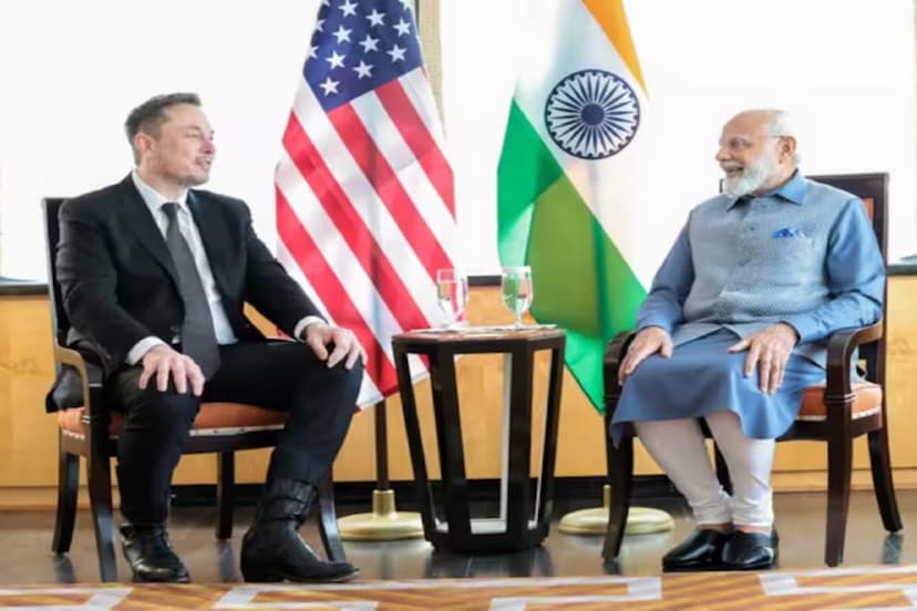 Elon Musk congratulates Narendra Modi
