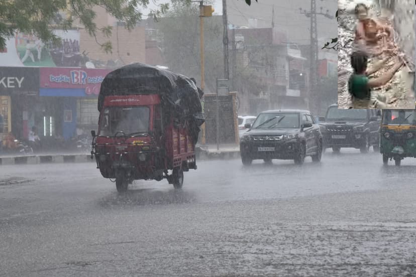 rain in jodhpur