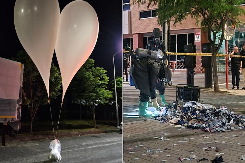 North Korea again sent 600 balloons filled with garbage to South Korea