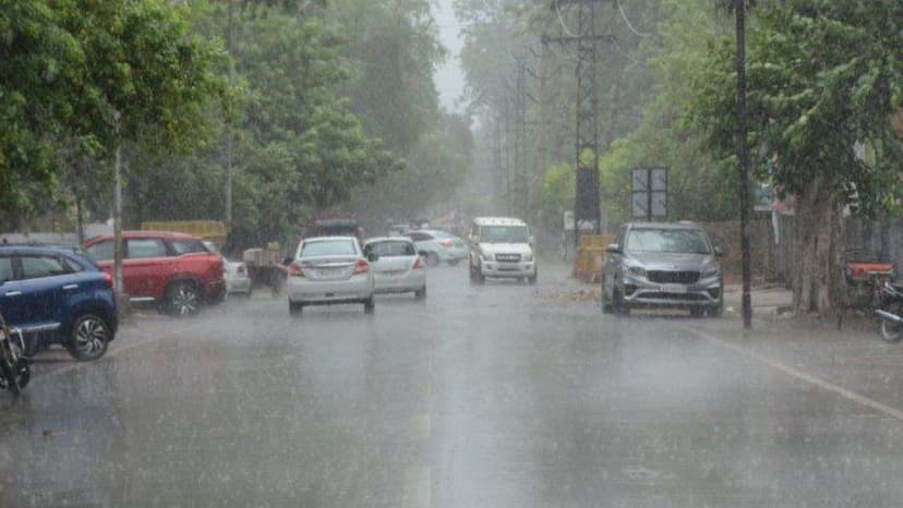 Relief rains for the second consecutive day, hail also fell