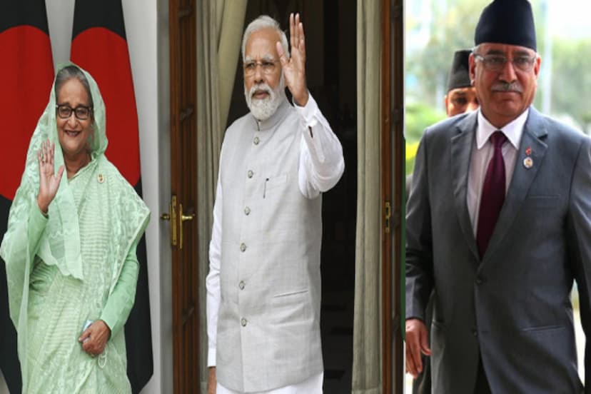 Bangladesh PM Sheikh Haseena And Nepal PM Prachanda attend Modi 3.0 Oath Ceremony