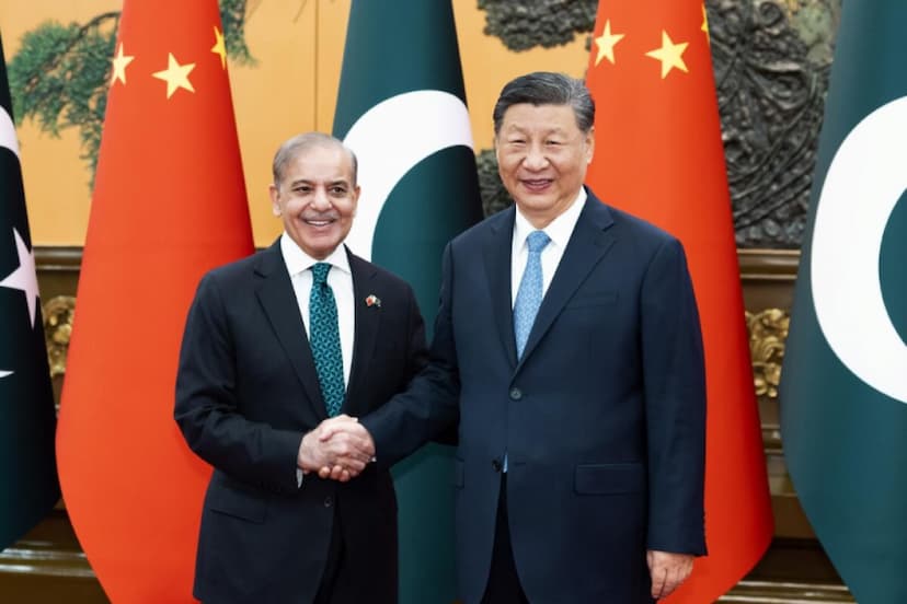Pakistan Prime Minister Shehbaz Sharif meets Chinese President Xi Jinping