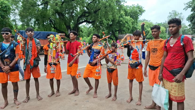 जटाशंकर धाम जाते उत्तरप्रदेश के ​शिवभक्त