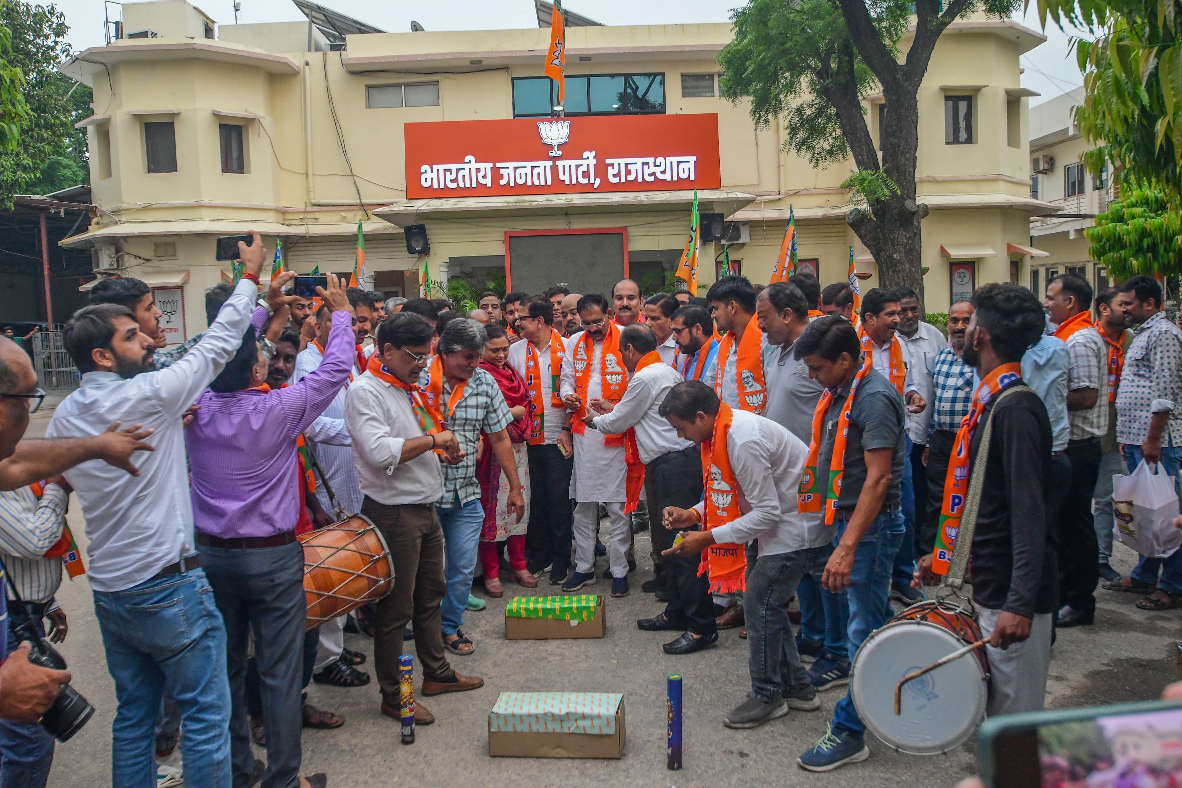 rajasthan bjp celebration 