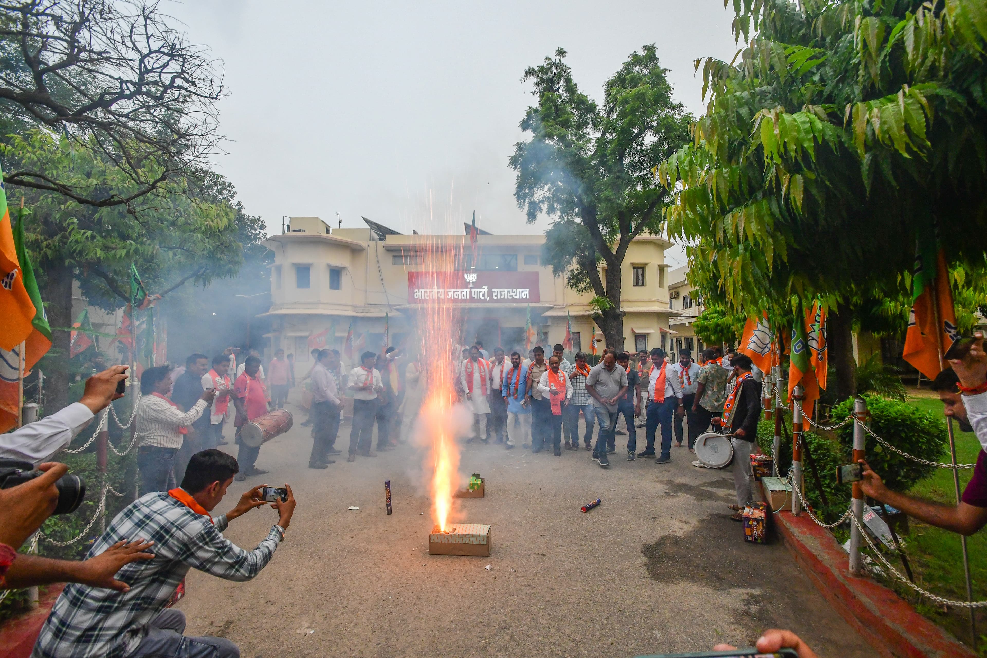 rajasthan bjp celebration 