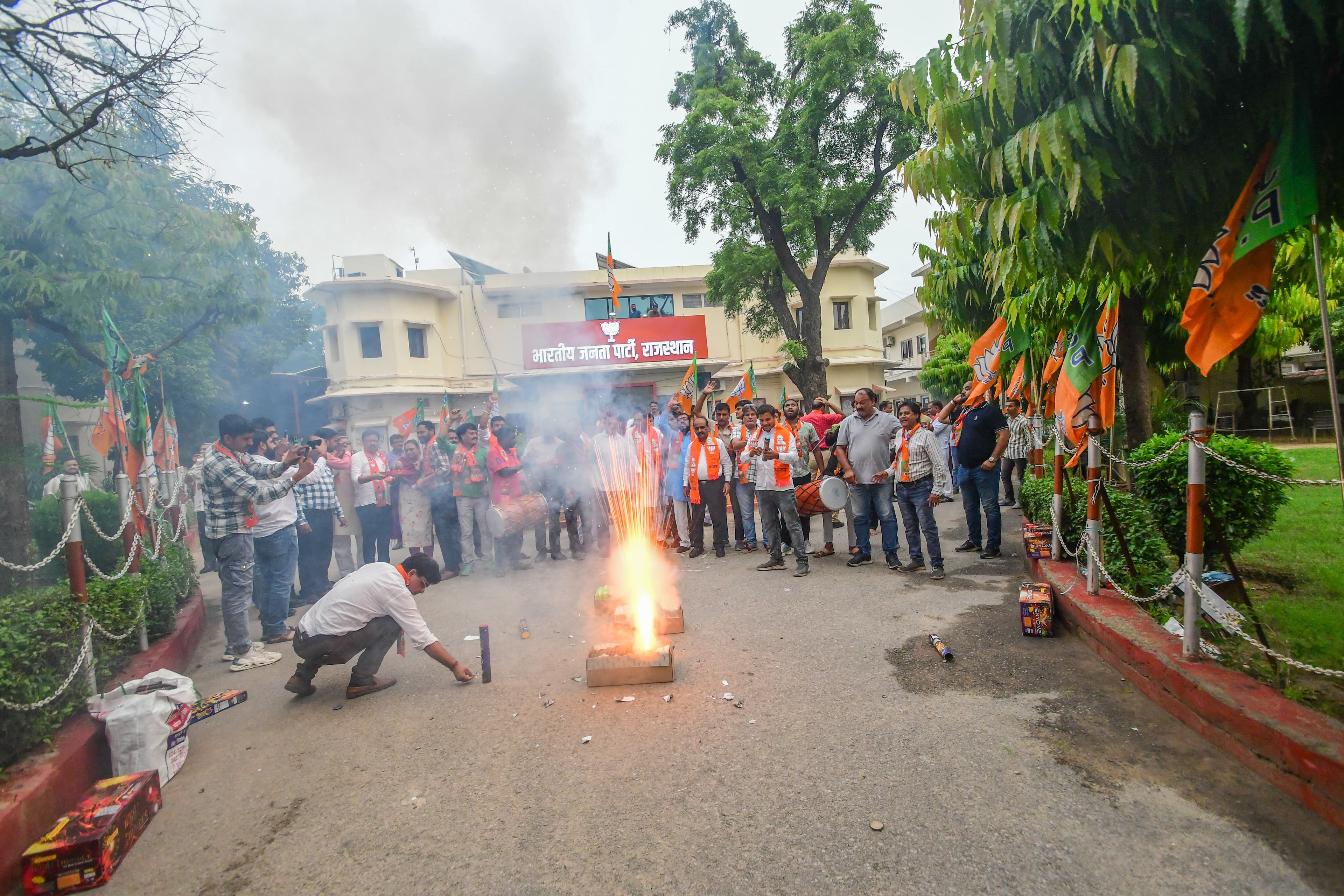 rajasthan bjp celebration 