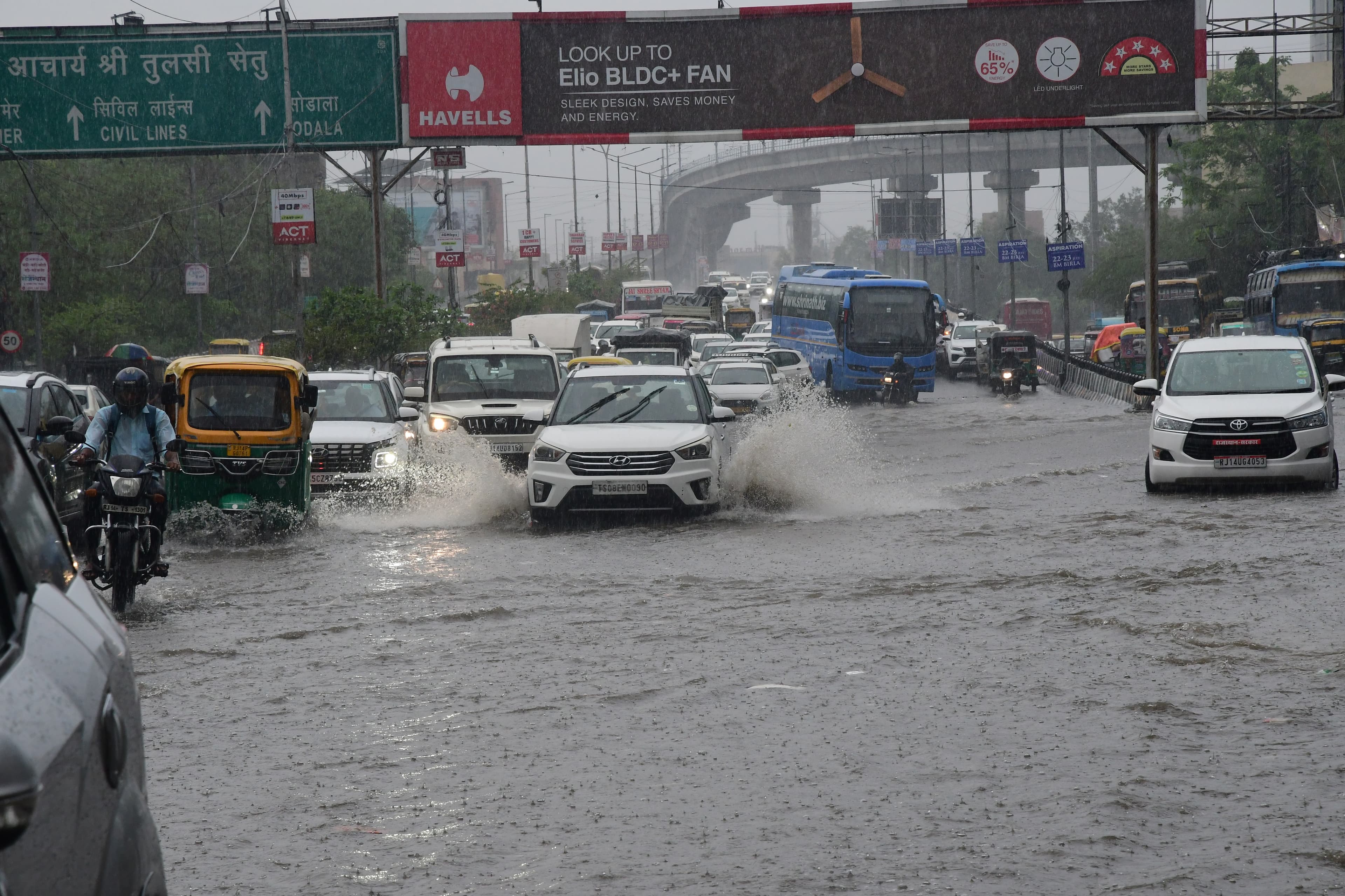 rain in jaipur 