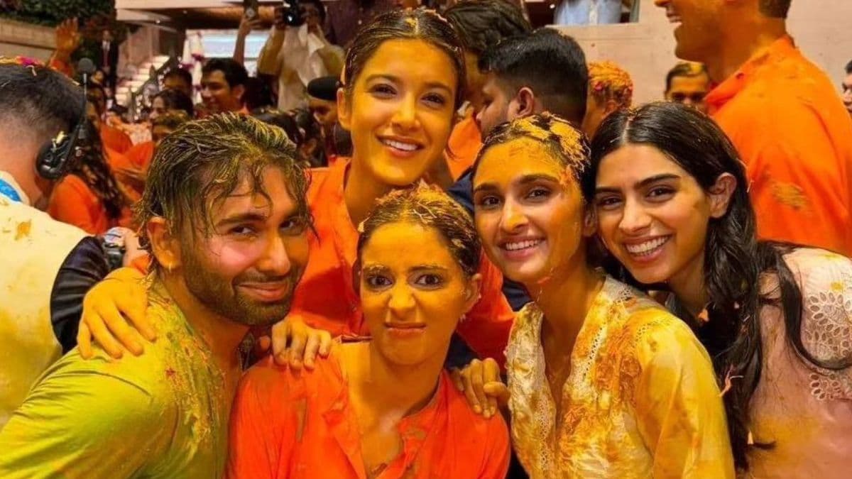 Anant Ambani Radhika Merchant Haldi Ceremony pic