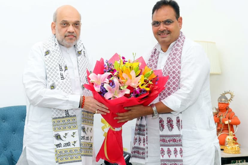 CM Bhajanlal Sharma-Amit Shah