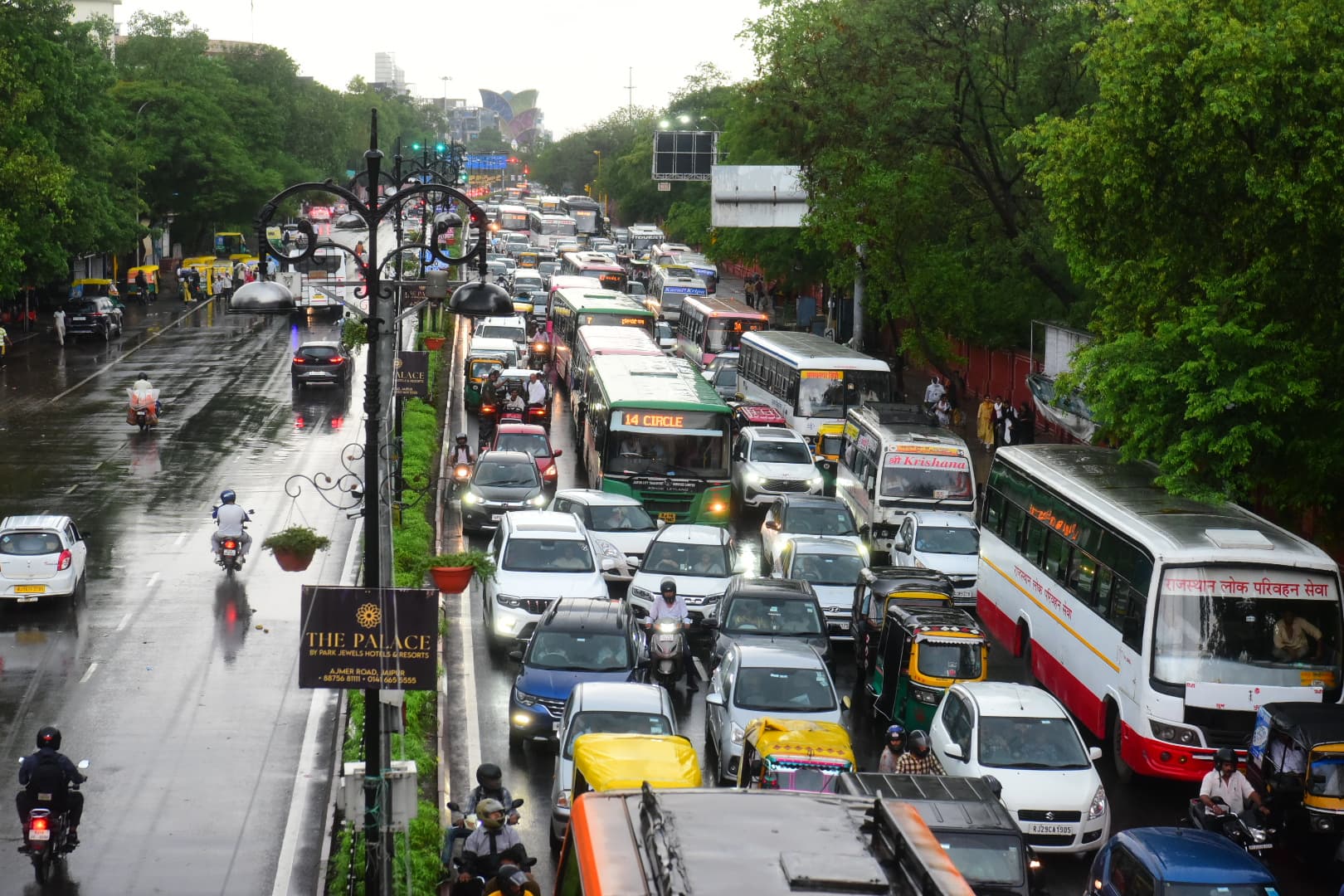 rain in jaipur 