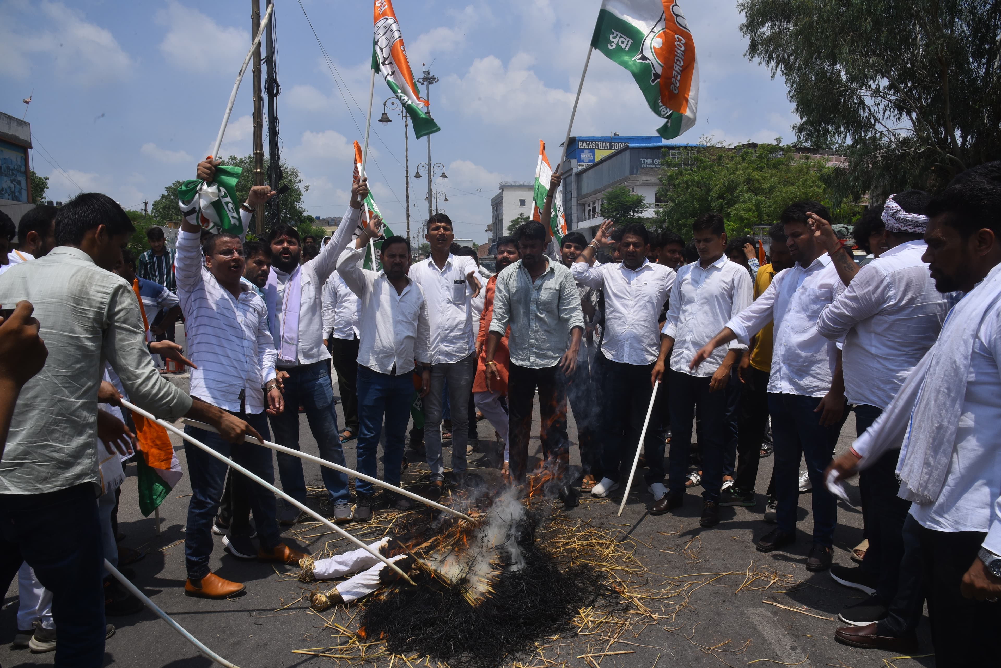 youth Congress protest 