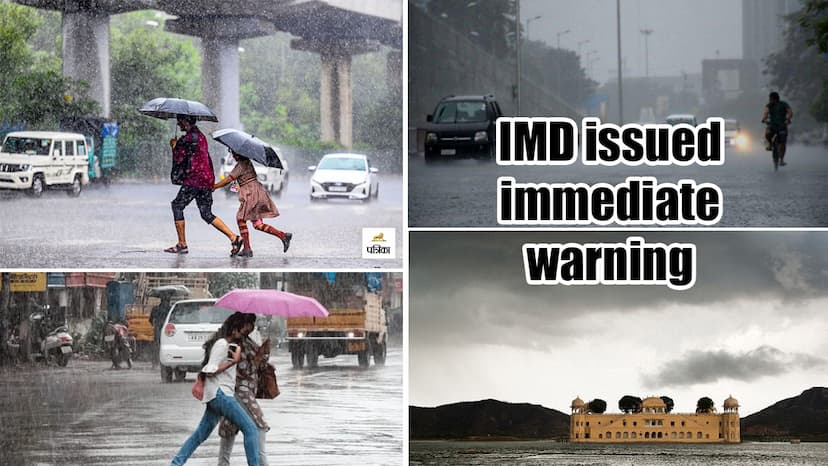 IMD issued immediate warning