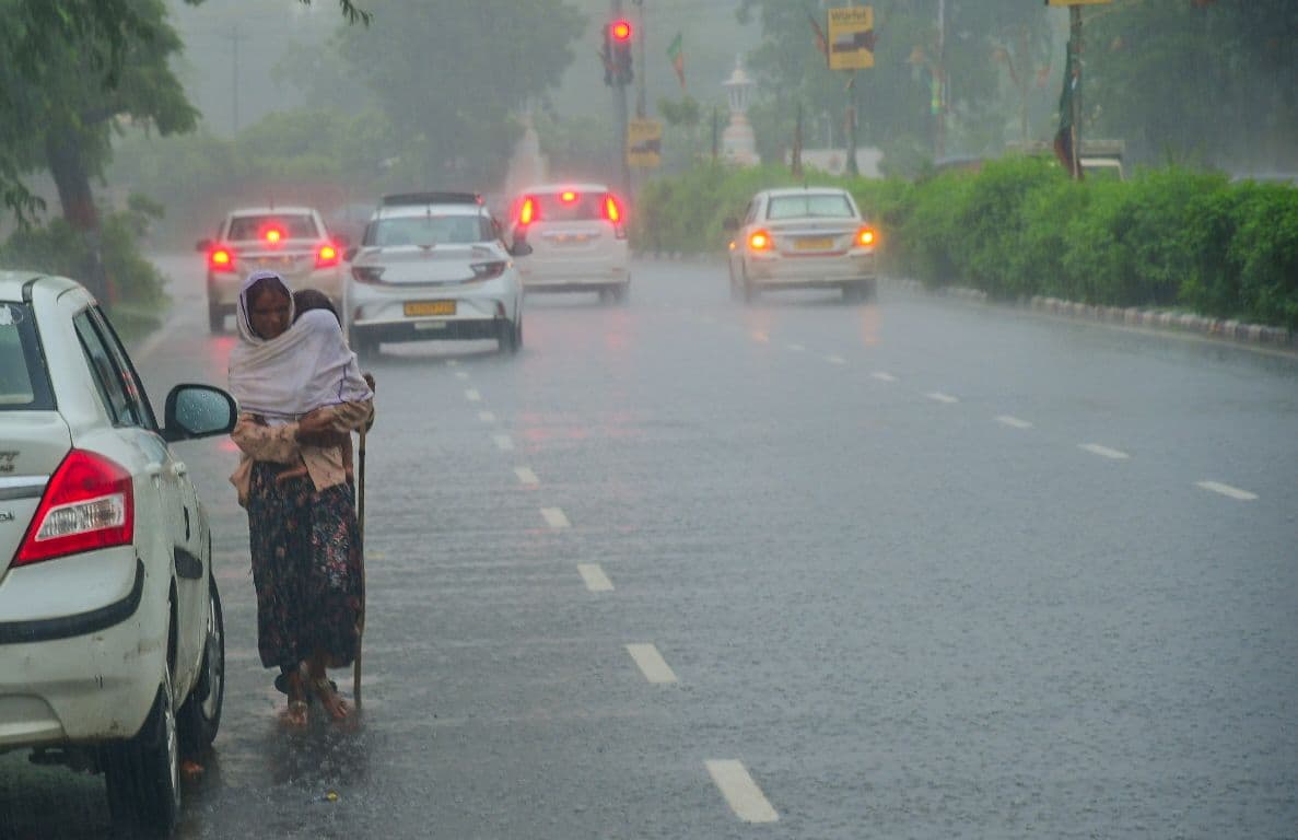 rain in Jaipur 