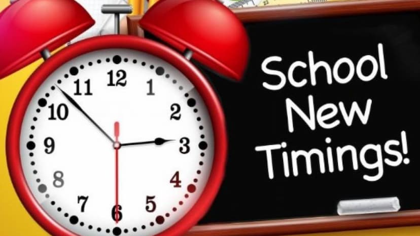 School Timing Change