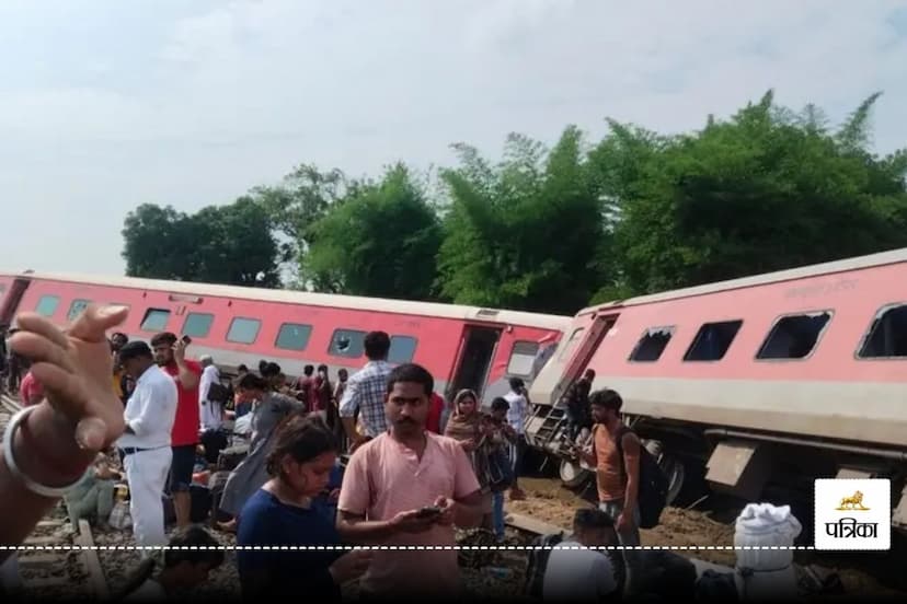 train accident Dibrugarh Express several coaches of derailed in Gonda