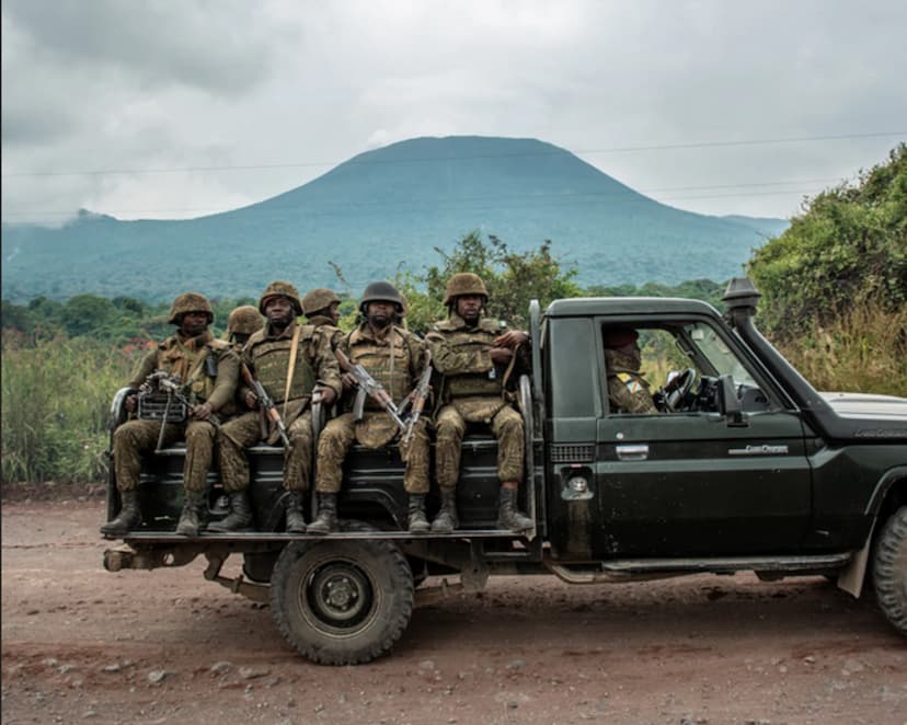 Soldiers in DR Congo